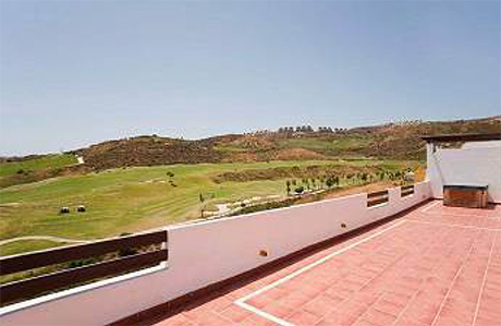 other view terrass golf penthouse mijas bilde